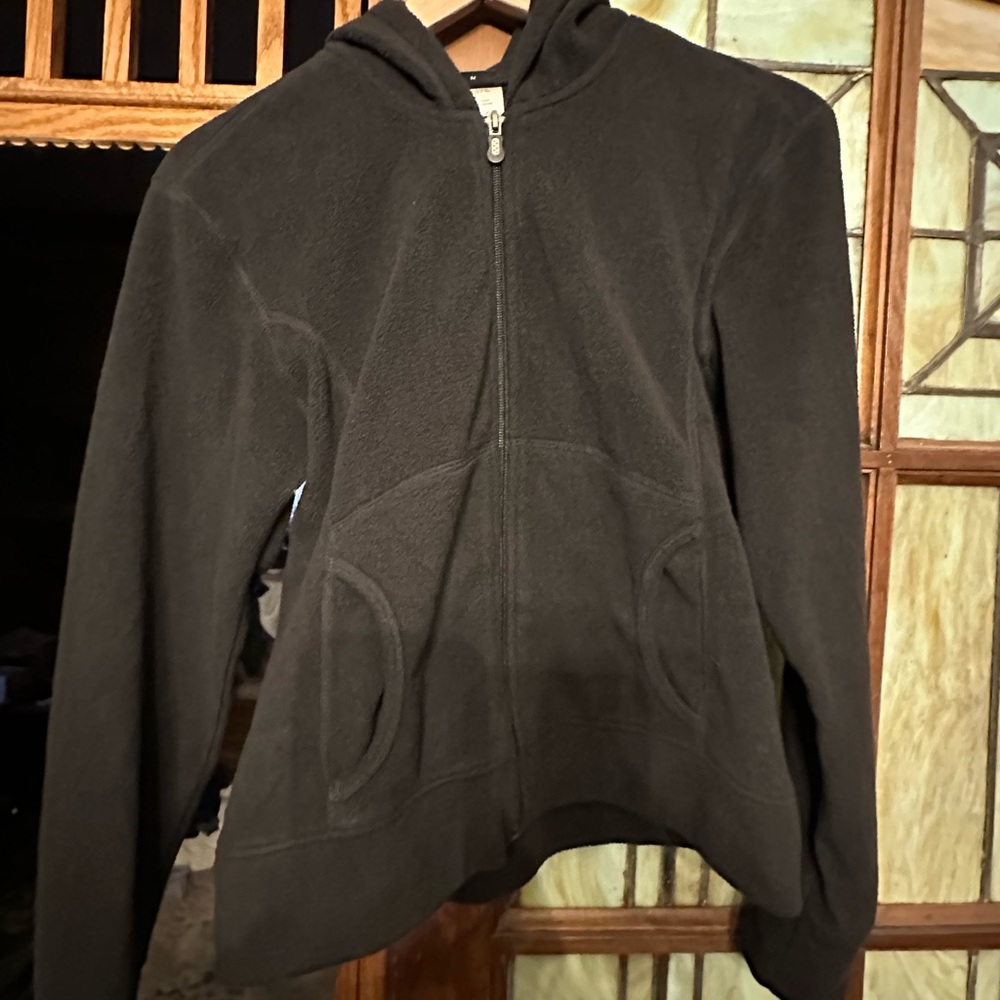 Patagonia Black Fleece Zip-Up Hoodie Women’s Medium